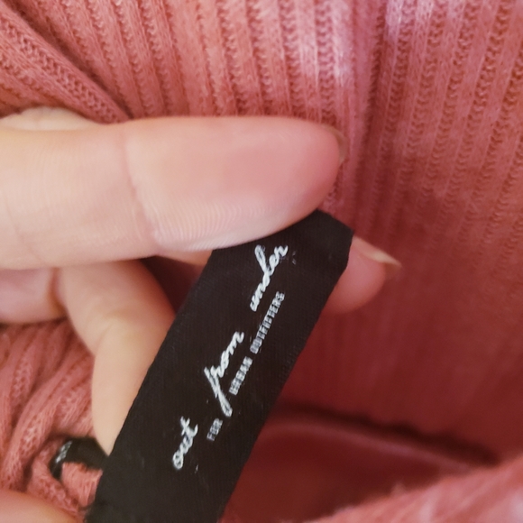 Urban Outfitters Salmon Sweater Romper - Picture 2 of 4